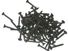 Mild steel screws, before plating